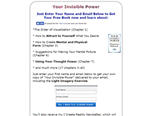 Tablet Screenshot of getyourinvisiblepower.com